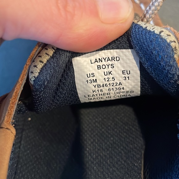 Boys Size 13M Sperry Like New - Picture 6 of 6